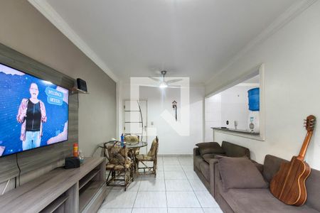 Sala de apartamento para alugar com 2 quartos, 96m² em Canto do Forte, Praia Grande