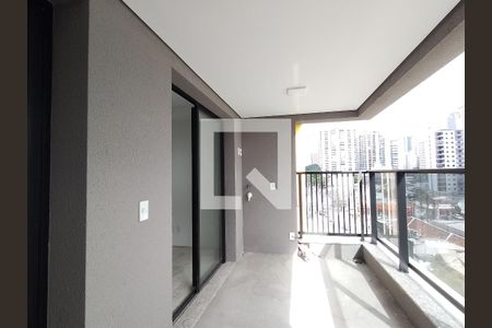 Varanda da Sala de apartamento à venda com 2 quartos, 59m² em Jardim, Santo André