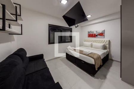 Sala / Quarto de apartamento à venda com 1 quarto, 27m² em Vila Olímpia, São Paulo
