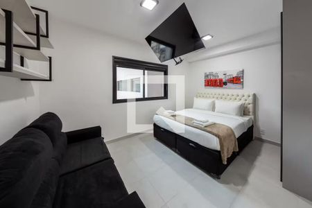 Sala / Quarto de apartamento à venda com 1 quarto, 27m² em Vila Olímpia, São Paulo