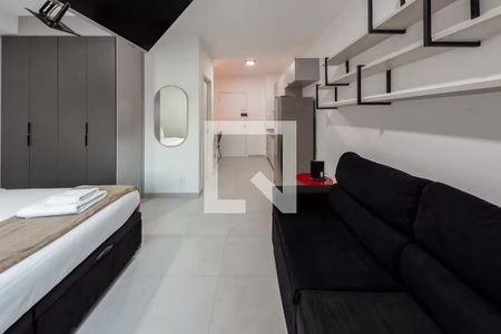 Sala / Quarto de apartamento à venda com 1 quarto, 27m² em Vila Olímpia, São Paulo