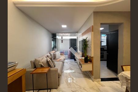 Sala de apartamento à venda com 2 quartos, 93m² em Castelo, Belo Horizonte