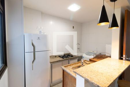 Cozinha de apartamento para alugar com 1 quarto, 36m² em Santana, Porto Alegre