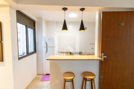 Cozinha de apartamento para alugar com 1 quarto, 36m² em Santana, Porto Alegre