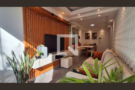 Sala de apartamento à venda com 3 quartos, 82m² em Parque Sao Pedro, São Bernardo do Campo