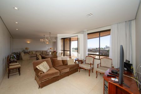 SALA de apartamento à venda com 4 quartos, 406m² em Belvedere, Belo Horizonte