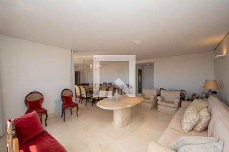 SALA de apartamento à venda com 4 quartos, 406m² em Belvedere, Belo Horizonte