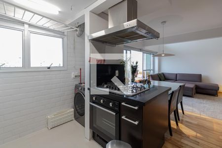 Cozinha de apartamento à venda com 2 quartos, 100m² em Moema, São Paulo