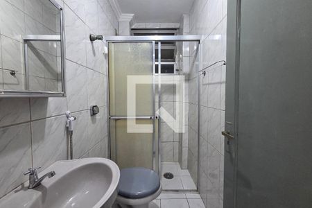 Banheiro de kitnet/studio para alugar com 1 quarto, 34m² em Aviação, Praia Grande