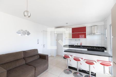 Sala / Cozinha  de apartamento à venda com 2 quartos, 44m² em Vila Nova Carolina, São Paulo