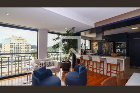 Sala de apartamento à venda com 3 quartos, 178m² em Jardim Panorama, São Paulo