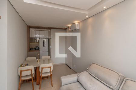 Sala de Estar/Jantar de apartamento à venda com 2 quartos, 49m² em Jardim Maria Luiza, Sumaré