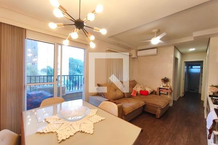 Sala de apartamento à venda com 3 quartos, 70m² em Parque Fazendinha, Campinas
