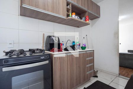 Cozinha/Área de serviço de apartamento para alugar com 2 quartos, 45m² em Nossa Senhora da Conceição, Contagem