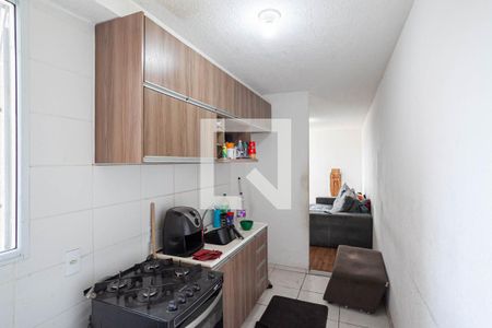 Cozinha/Área de serviço de apartamento para alugar com 2 quartos, 45m² em Nossa Senhora da Conceição, Contagem