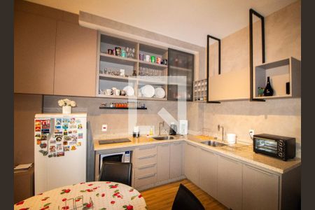 Sala de Jantar/Cozinha  de kitnet/studio para alugar com 1 quarto, 42m² em Barro Preto, Belo Horizonte