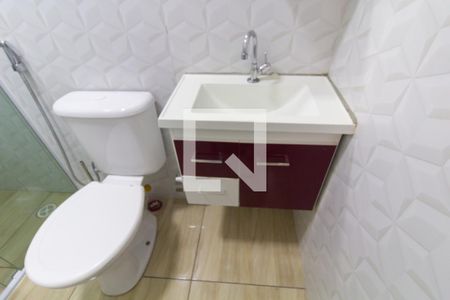 Banheiro da Suíte de casa para alugar com 1 quarto, 44m² em Cidade Antônio Estêvão de Carvalho, São Paulo