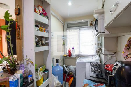 Cozinha de apartamento à venda com 2 quartos, 55m² em Azenha, Porto Alegre