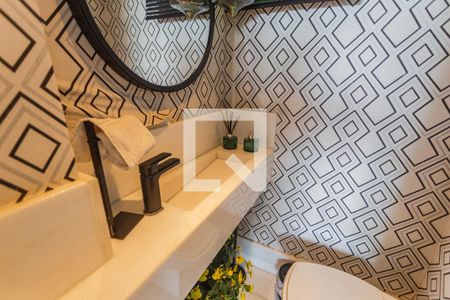 Lavabo na Sala 1 de apartamento à venda com 3 quartos, 125m² em Cruzeiro, Belo Horizonte