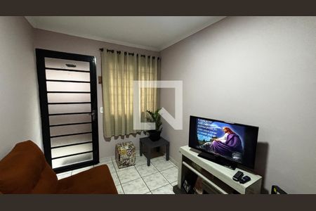 Sala de apartamento à venda com 2 quartos, 46m² em Vila Aquilino, Santo André