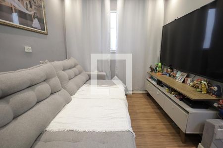 Sala de apartamento à venda com 2 quartos, 80m² em Vila Silvestre, Santo André