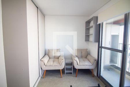 Sala / Quarto - Studio de kitnet/studio para alugar com 1 quarto, 26m² em Santo Amaro, São Paulo
