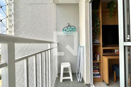 Varanda de apartamento à venda com 1 quarto, 26m² em Vila Guarani (zona Sul), São Paulo