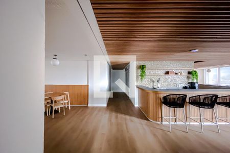 Área comum de kitnet/studio para alugar com 1 quarto, 43m² em Jardim Analia Franco, São Paulo