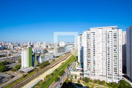 Vista da sala de apartamento à venda com 2 quartos, 37m² em Jardim, Santo André