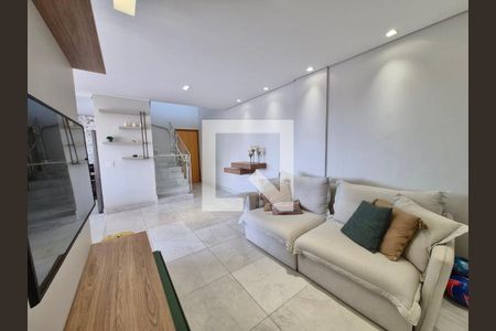 Sala e sala de jantar  de apartamento à venda com 3 quartos, 168m² em Jardim America, Belo Horizonte