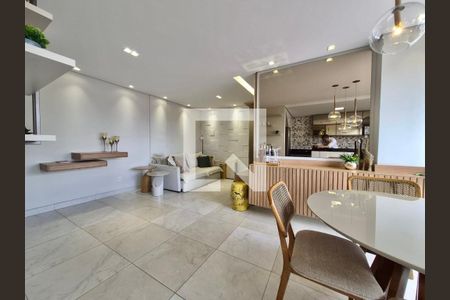 Sala e sala de jantar  de apartamento à venda com 3 quartos, 168m² em Jardim America, Belo Horizonte