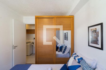Quarto 1 de apartamento para alugar com 2 quartos, 32m² em Parque Industrial Tomas Edson, São Paulo