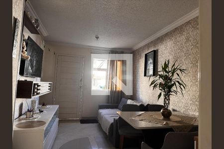 Sala de casa de condomínio à venda com 2 quartos, 72m² em Canudos, Novo Hamburgo