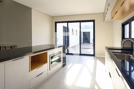 Cozinha de casa de condomínio para alugar com 4 quartos, 220m² em Jardins Di Roma, Indaiatuba