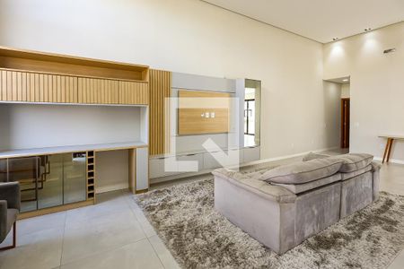 Sala  de casa de condomínio para alugar com 4 quartos, 220m² em Jardins Di Roma, Indaiatuba