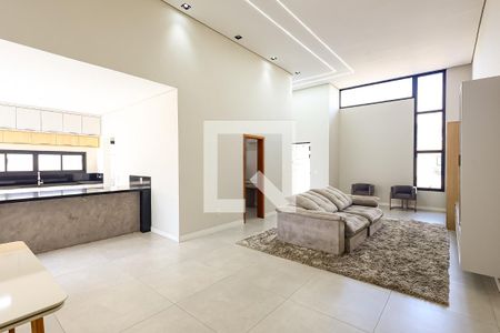 Sala  de casa de condomínio para alugar com 4 quartos, 220m² em Jardins Di Roma, Indaiatuba