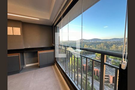 Varanda da Sala de apartamento para alugar com 2 quartos, 64m² em Alphaville Empresarial, Barueri