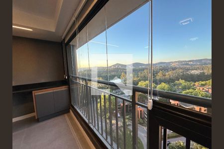 Varanda da Sala de apartamento para alugar com 2 quartos, 64m² em Alphaville Empresarial, Barueri