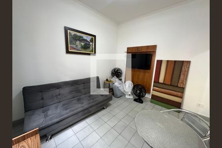 Sala de apartamento para alugar com 1 quarto, 50m² em Itararé, São Vicente