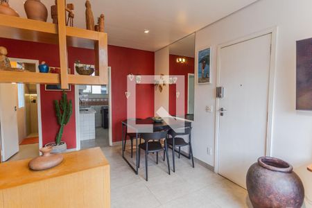 Sala de apartamento à venda com 1 quarto, 48m² em Funcionários, Belo Horizonte
