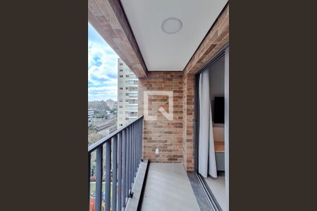 Varanda da Sala de apartamento à venda com 1 quarto, 45m² em Chácara Klabin, São Paulo