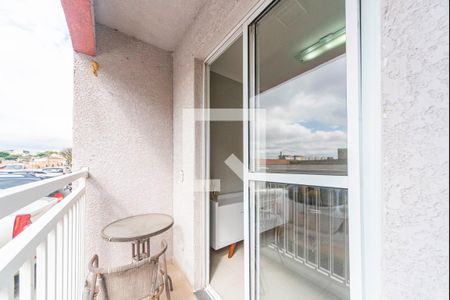 Varanda da Sala de apartamento à venda com 3 quartos, 60m² em Vila Homero Thon, Santo André