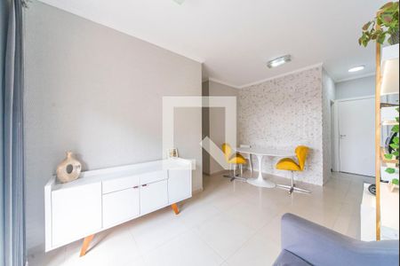 Sala de apartamento à venda com 3 quartos, 60m² em Vila Homero Thon, Santo André