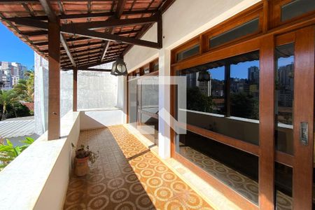 Varanda da Sala de casa à venda com 6 quartos, 600m² em Coracao de Jesus, Belo Horizonte