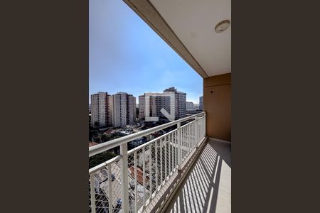 Varanda da Sala de apartamento para alugar com 1 quarto, 49m² em Mooca, São Paulo