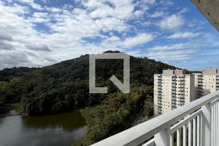Varanda  de apartamento para alugar com 2 quartos, 65m² em Morro Nova Cintra, Santos