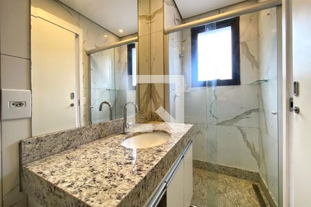 Banheiro da Suíte de apartamento à venda com 3 quartos, 72m² em São Lucas, Belo Horizonte
