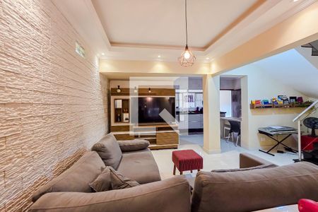 Sala de casa para alugar com 3 quartos, 125m² em Jardim Santo Antônio, Santo André