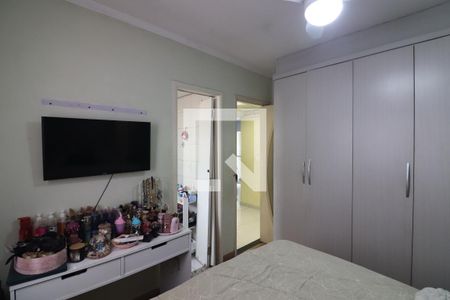 Quarto 1 - Suíte de casa de condomínio à venda com 3 quartos, 73m² em Jardim Borborema, São Bernardo do Campo