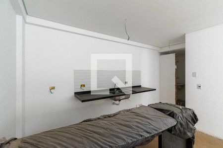 Sala/Cozinha de apartamento à venda com 1 quarto, 44m² em Vila do Encontro, São Paulo